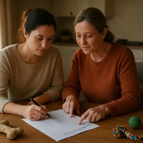 En rolig sjekkliste hjelper til med å bevare ro hjemme.