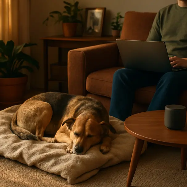 Music that soothes anxious dogs at home