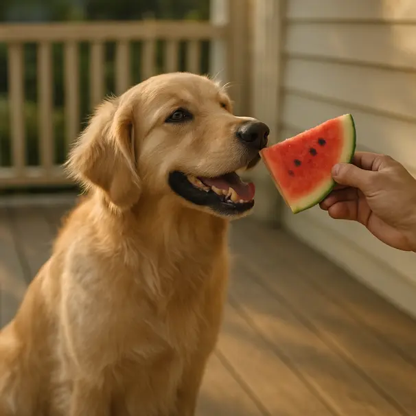 Watermelon for dogs + 3 easy summer treats