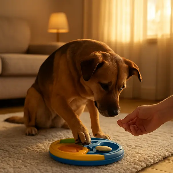 Mental games for dogs: fun & brain boost