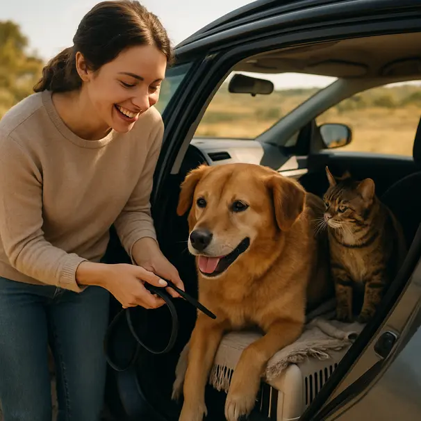 Roadtrip mit Hund und Katze: Reisen planen mit pet carer