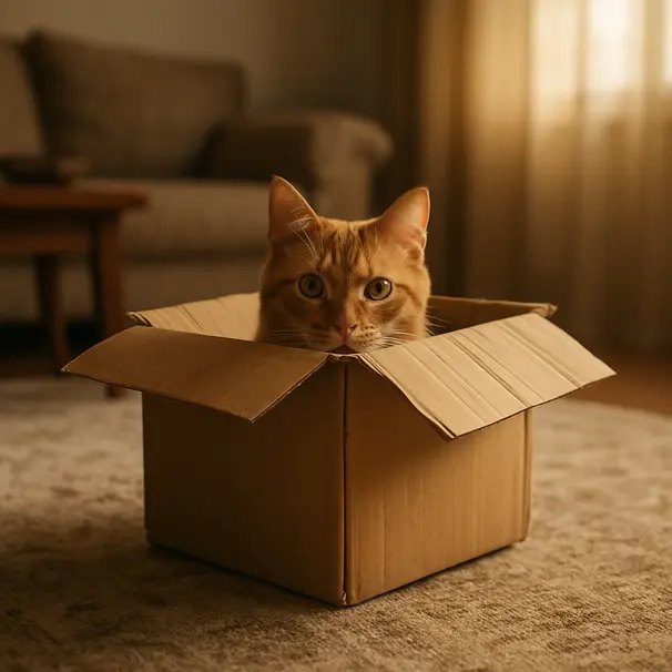 Why cats love boxes (science explains)
