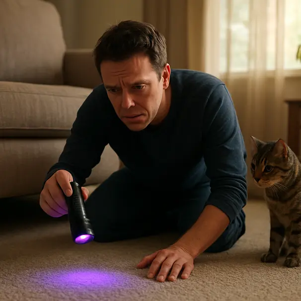 Find & remove cat urine smell fast