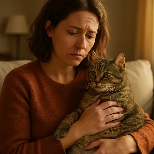 Swollen cat belly: causes & care