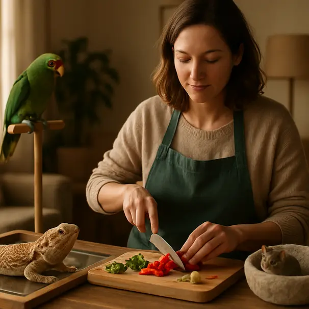 Ernährungsbedürfnisse exotischer Haustiere für pet carer