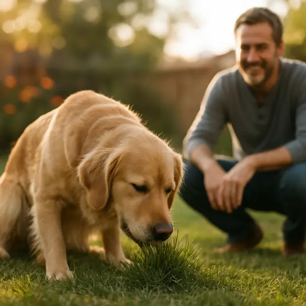 Why dogs eat grass & when to worry