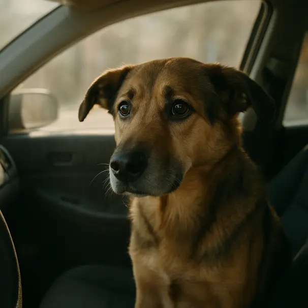 🚫 Never leave a dog in a hot car,