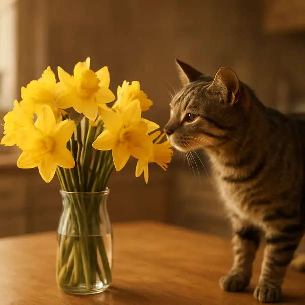 ⚠️ Daffodils & cats: safety tips