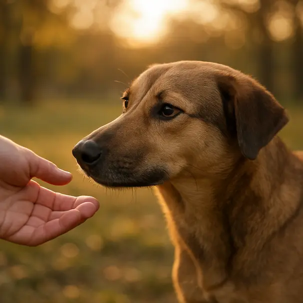 Why dogs sniff people & how to stop it