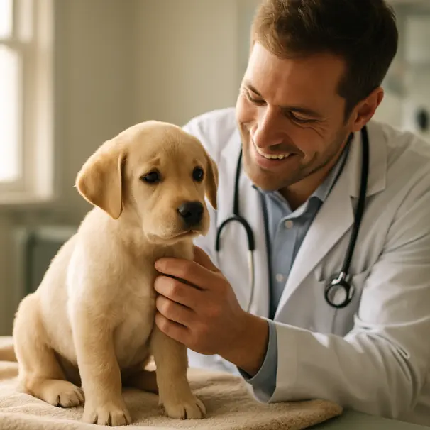 Puppy vet checkup questions to ask