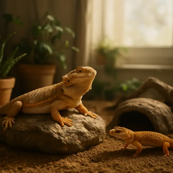 Reptile temperature and lighting guide for pet carers and owners