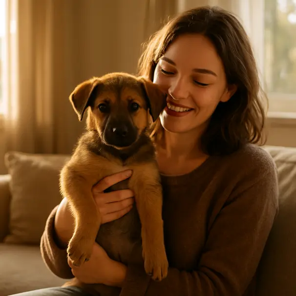 How to hold a puppy at every age safely